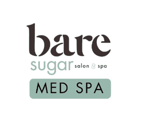 Bare Sugar Salon & Spa logo with "Med Spa" highlighted.